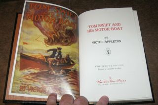 TOM SWIFT AND HIS MOTOR BOAT Victor Appleton EASTON Press 3