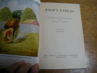 Vintage Aesop ' s Fables Illustrated 1928 2