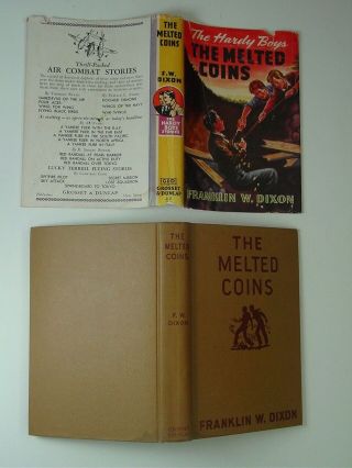Vintage 1944 Hardy Boys The Melted Coins - Franklin W.  Dixion 23
