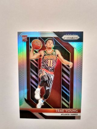 2018 - 19 Panini Prizm TRAE YOUNG Rookie Silver SP Star Rookie HAWKS 78 3