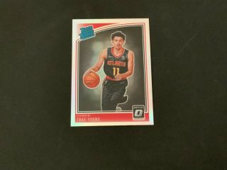2018 - 19 Optic Trae Young Silver Holo Prizm Rated Rookie