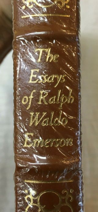 The Essays of Ralph Waldo Emerson Leather Collector ' s Edition 3