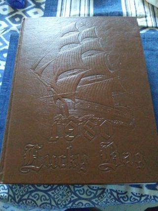 1980 Lucky Bag Us Naval Academy Usna Brown Yearbook