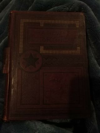 A History Of Texas For Schools Revised Edition 1895 (inscription)