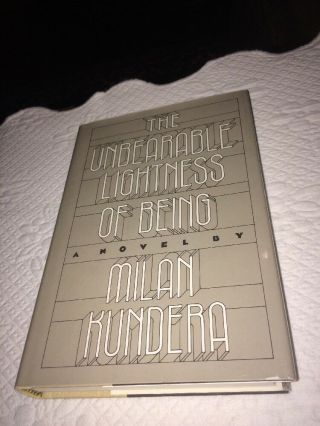 Fine 1984 - Milan Kundera - The Unbearable Lightness Of Being - Hc Dj First 1st