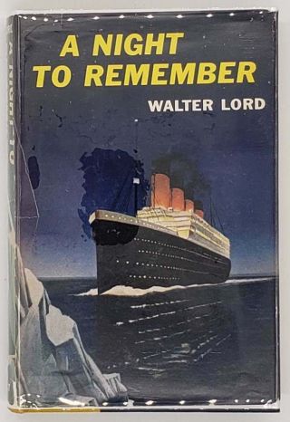 A Night To Remember Titanic Walter Lord First Edition/second Print Hbdj