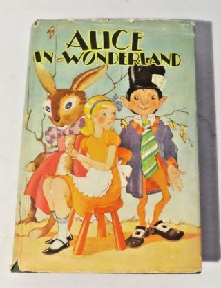 Vintage Hc Alice In Wonderland And Through The Looking Glass - 1930s Edition