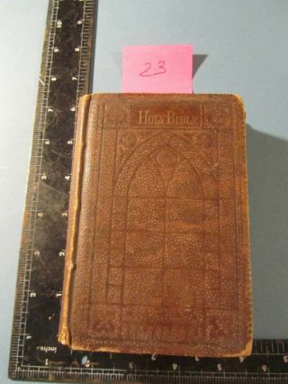 Vintage 1879 Holy Bible Containing The Old And Testaments