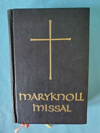 Vintage - " Maryknoll Missal " 1960 Kenedy Pre - Vatican Ii