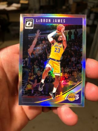 2018 - 19 Optic Lebron James Silver 94 Lakers