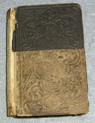 Antique Us Civil War Era Book Testament 1865 American Bible Society Edition