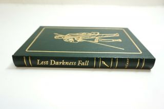 Lest Darkness Fall By L Sprague De Camp / 1988 Easton Press Leather Book Sci - Fi