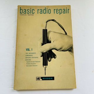 Vintage 1963 Basic Radio Repair Vol 1 Marvin Tepper Softcover Book