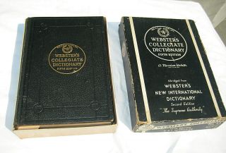 Vintage Hardcover Webster 