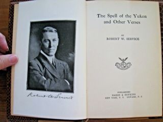 1907 The Spell Of The Yukon And Other Verses By Robert Service In Leather Book C