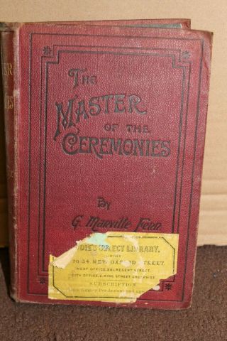 The Master Of Ceremonies A Novel By George Manville Fenn Vol Ii 1886
