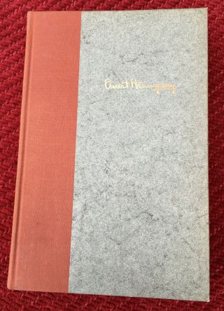 A Moveable Feast By Ernest Hemingway 1964 1st Printing A - 3 - 64{h} Very Good Hc