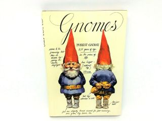1977 Gnomes Poortvliet Huygen Harry Abrams York Hardcover Book