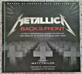 Metallica Back To The Front Hardcover Coffee Table Book