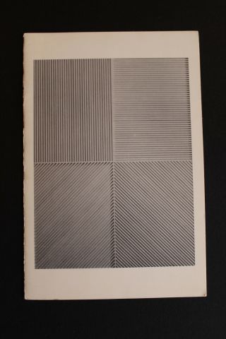 Booklet For Sol Lewitt Wall Project In Chicago 1985