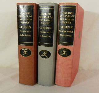 Decline And Fall Of The Roman Empire Volumes 1 2 3 Set Gibbon Modern Library