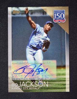 2019 Topps Update 150 Years Of Professional Baseball Auto 150 - 58 Bo Jackson 1/5