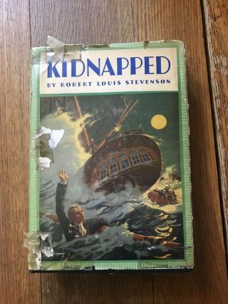 Kidnapped By Robert Louis Stevenson,  1938,  With Dust Cover,  Illustrated