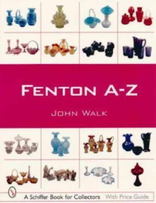 Fenton Book A To Z Art Glass Milk Vase Carnival Plate