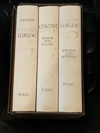 Folio Society Oscar Wilde - 3 Book Set