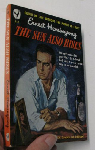 1st Paperback Ed Bantam 1949 The Sun Also Rises Ernest Hemingway Spain Fiction