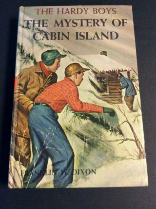 Hardy Boys 8: The Mystery Of Cabin Island By Franklin W.  Dixon 1962b Printing