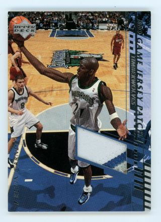 2000 - 01 Upper Deck Kevin Garnett Game Jersey Patch 1:7500