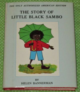 The Story Of Little Black Sambo Helen Bannerman Vintage Hardback Dust Jacket