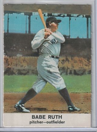 1961 Golden Press 33 Card Complete Set Babe Ruth Lou Gehrig Joe Dimaggio