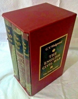 The English Civil War Folio Society C.  V.  Wedgwood 3 - Volume Boxed Set 2001