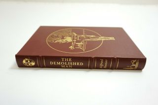 The Demolished Man By Alfred Bester / 1986 Easton Press Leather Hb Book Sci - Fi