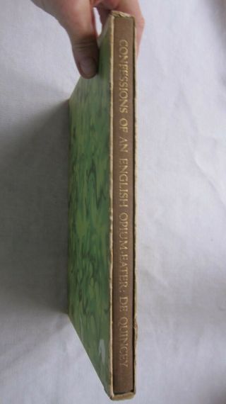 Old Heritage Press Book Confessions Of An English Opium Eater De Quincey 1950
