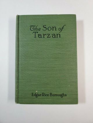 The Son Of Tarzan Edgar Rice Burroughs 1917 A.  C Mcclurg Hardcover