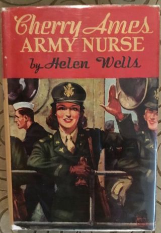 Vg 1944 Hardcover Dj First Edition 3 Cherry Ames Army Nurse By Helen Wells