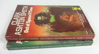 Set of (2) Clark Aston Smith Out of Space & Time 1 & 2 - Lovecraft,  Panther PB 2
