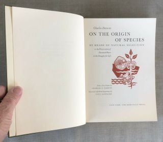 Origin of Species; Descent of Man; Charles Darwin; Heritage Press; w/slipcases 3