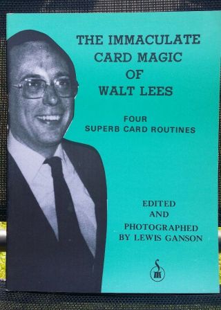 The Immaculate Card Magic Of Walt Lees,  Lewis Ganson