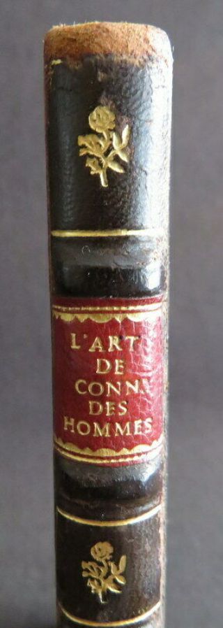 L ' ART De CONNOITRE Les HOMMES 1710 BELLEGARDE Leather ESTIENNE 3