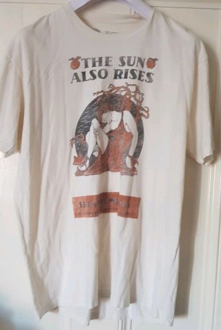 Out Of Print Clothing Ernest Hemingway The Sun Also Rises T.  Shirt 1st Print Xl