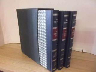 The Forsyte Saga John Galsworthy Folio Society 3 Book Set With Slip Case John Ga