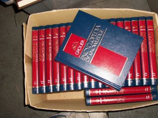 1991 Grolier Encyclopedia Of Knowledge 20 Vol.  Complete Exc