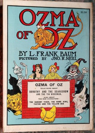 Ozma Of Oz,  L.  Frank Baum,  Illustrated