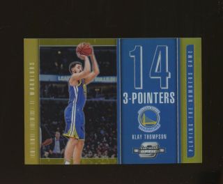 2018 - 19 Contenders Optic Gold Klay Thompson Golden State Warriors 6/10