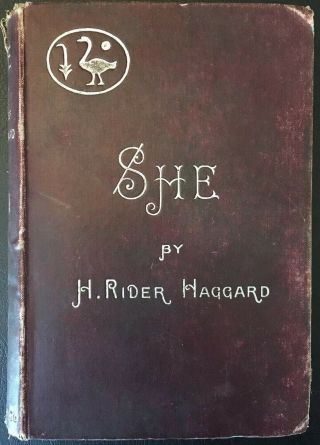 She: A History Of Adventure - H.  Rider Haggard - 1894 Longmans Green Acceptable