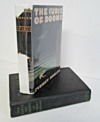 The Curse Of Doone By Sydney Horler,  1st Ed In Dj 1930